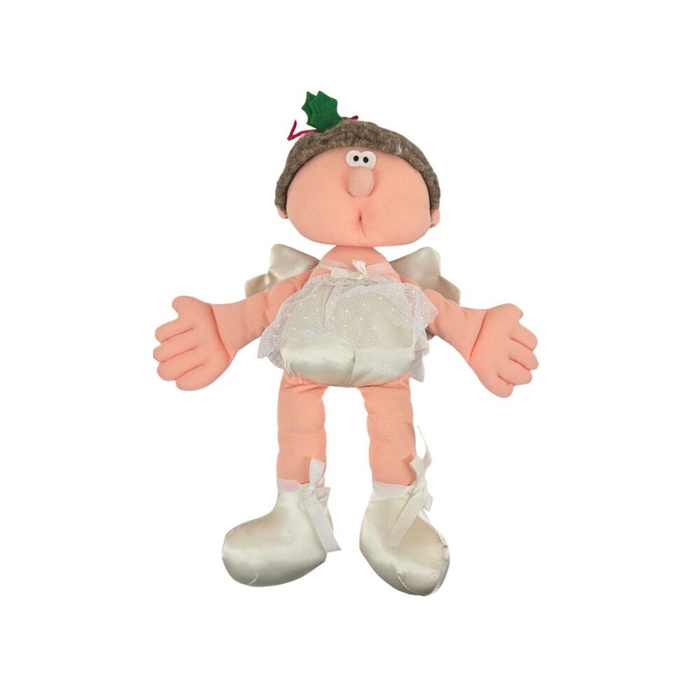 Vintage 80s Hallmark Somebuddies Angel Ballerina Doll Plush